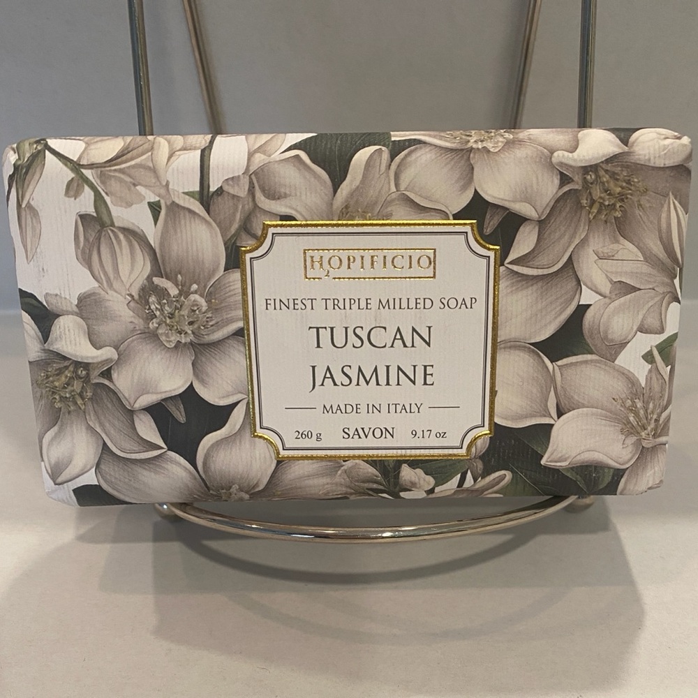 Hopificio Tuscan Jasmine Triple-Milled Soap — White